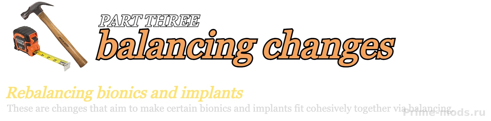 Progression: Bionics — 9