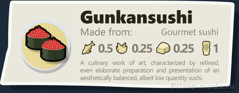 Vanilla Cooking Expanded - Sushi — 12