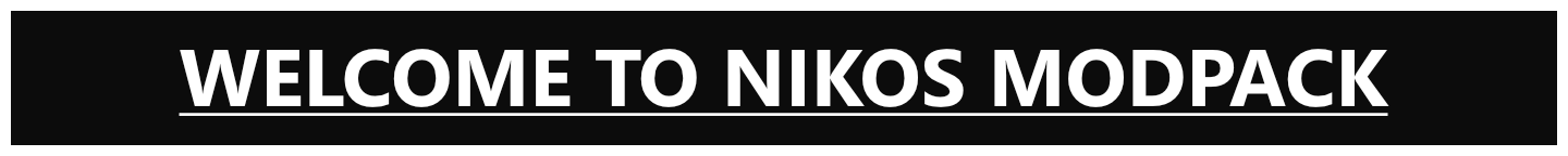 Nikos Modpack — 1