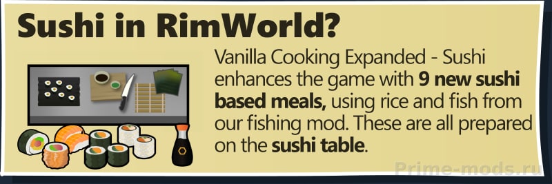 Vanilla Cooking Expanded - Sushi — 3