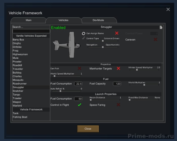Vehicle Framework — 13