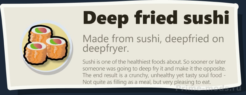Vanilla Cooking Expanded - Sushi — 13