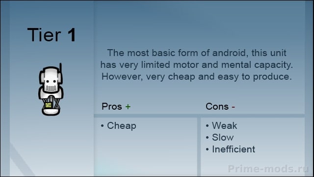 Android tiers — 1
