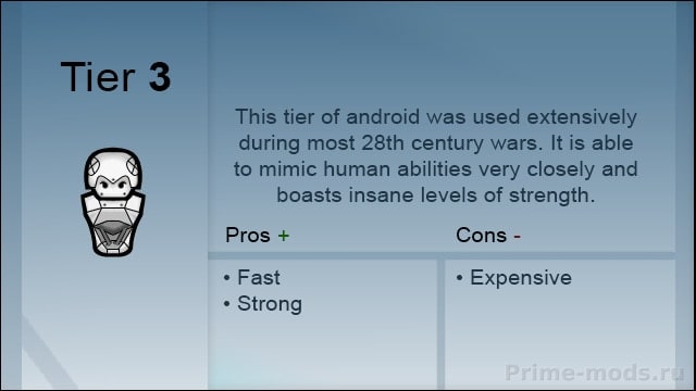 Android tiers — 3