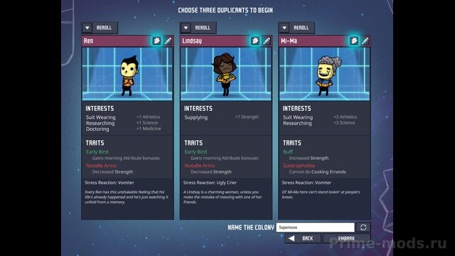 DGSM  - Duplicants Generation Settings Manager // by @Ony 👾 — 1