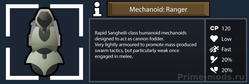 Reinforced Mechanoid 2 (Continued) — 16