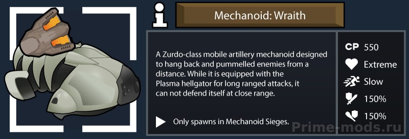 Reinforced Mechanoid 2 (Continued) — 22