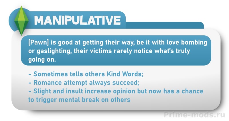 The Sims Traits — 4