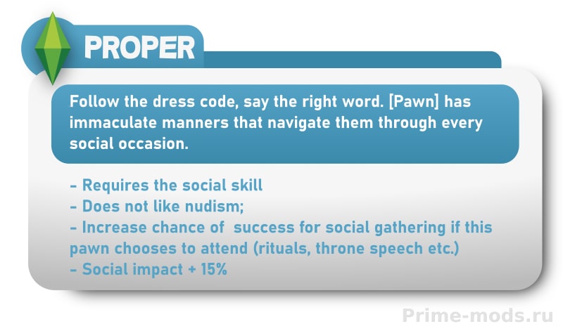 The Sims Traits — 6