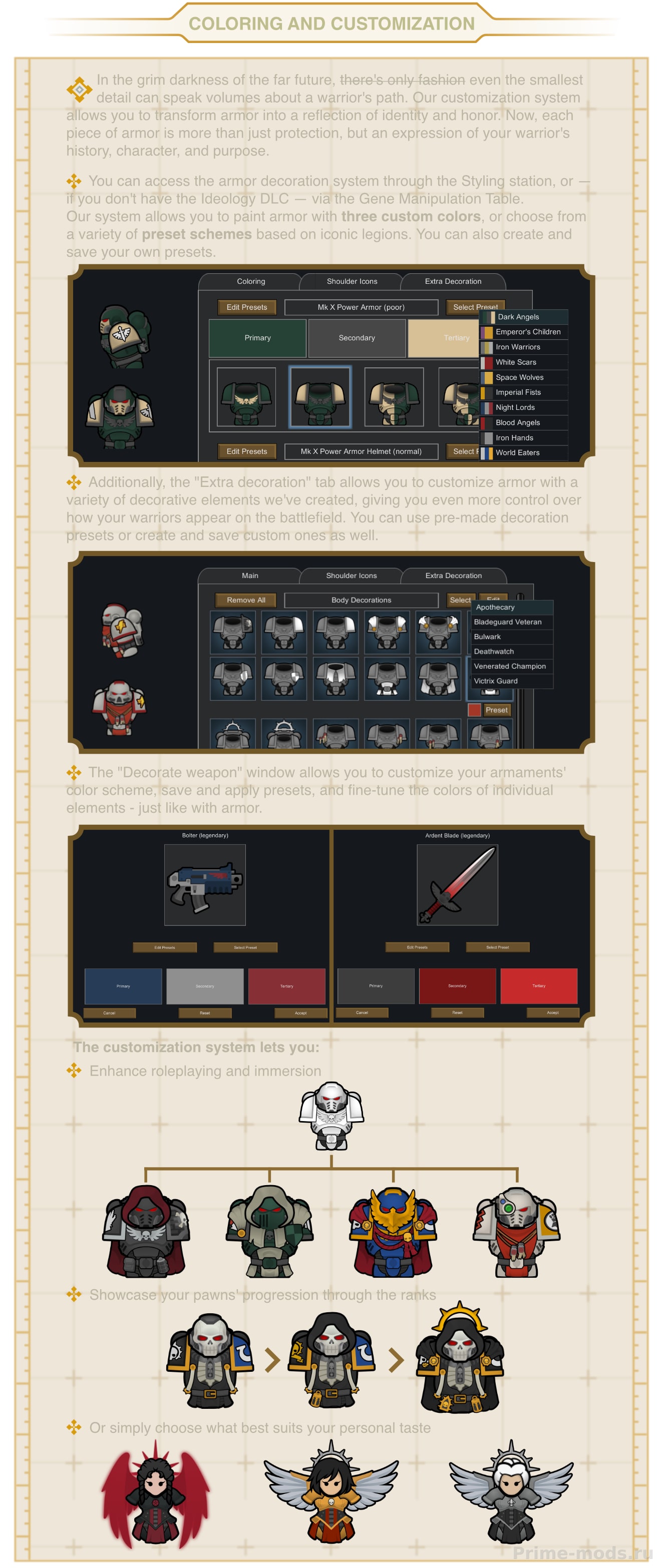 RimDark 40k - Mankinds Finest — 2