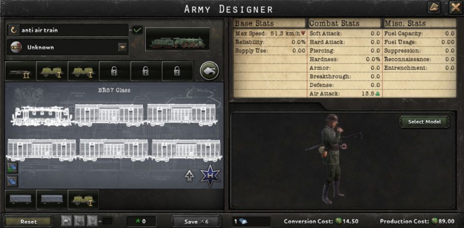 Infantry Equipment & Artillery Designer (NCNS) — 2
