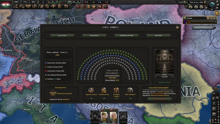 Dynamic Parliament: Elections & Crises — 6